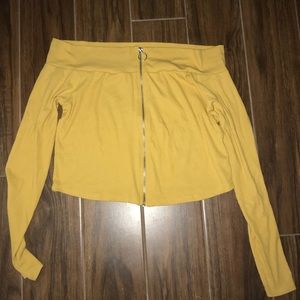 Forever 21 Long Sleeve Crop top